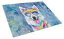 American Eskimo Hippie Dawg Glass Cutting Boards – Durable, Decorative Kitchen Art Large