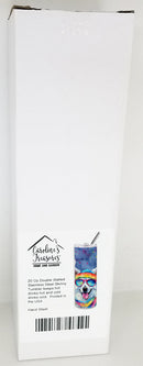 American Eskimo Hippie Dawg Stainless Steel Skinny Tumbler