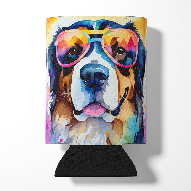 Bernese Mountain Dog Hippie Dawg Can or Bottle Hugger