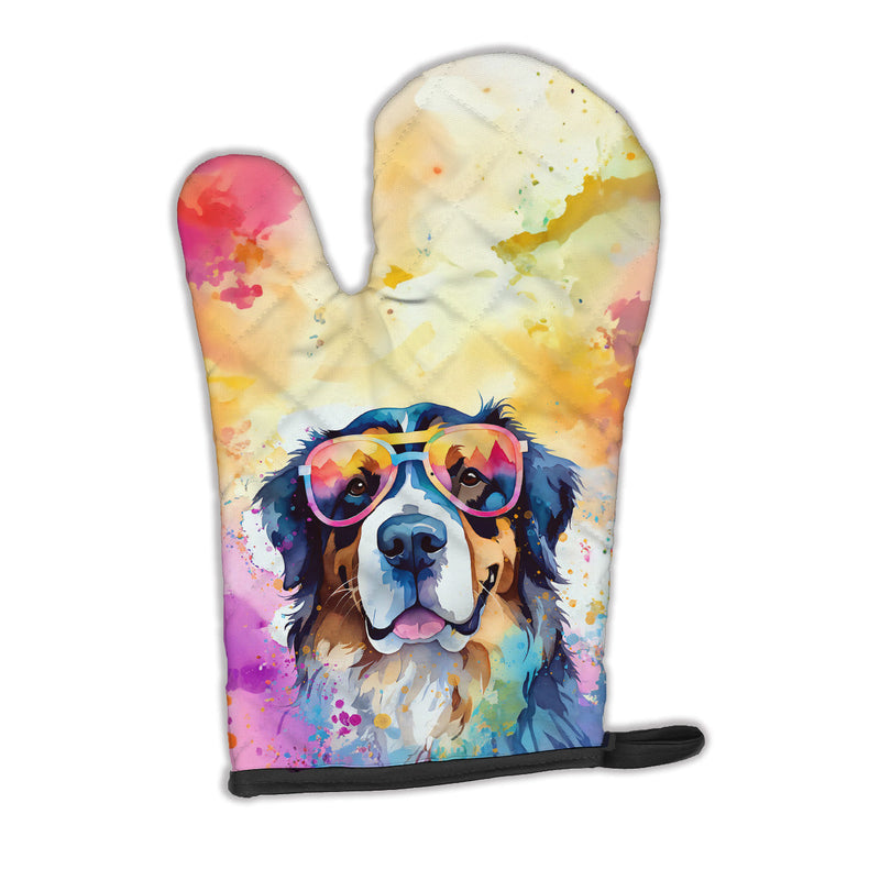 Bernese Mountain Dog Hippie Dawg Oven Mitt