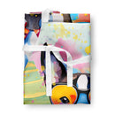 Boston Terrier Hippie Dawg Apron – Artist-Designed Kitchen, BBQ & Craft Apron