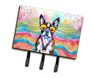 Boston Terrier Hippie Dawg Leash or Key Holder