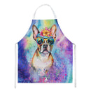 Boston Terrier Hippie Dawg Apron – Artist-Designed Kitchen, BBQ & Craft Apron