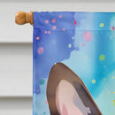 Boston Terrier Hippie Dawg House Flag