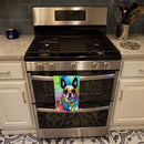 Boston Terrier Hippie Dawg Kitchen Towel