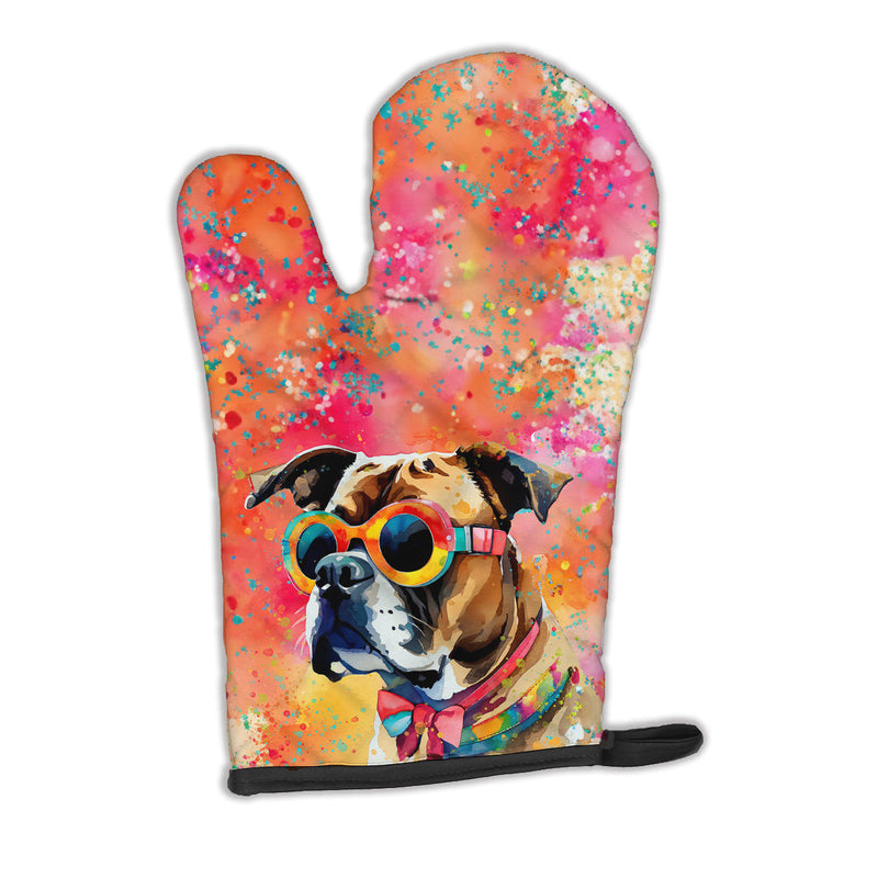 Boxer Hippie Dawg Oven Mitt