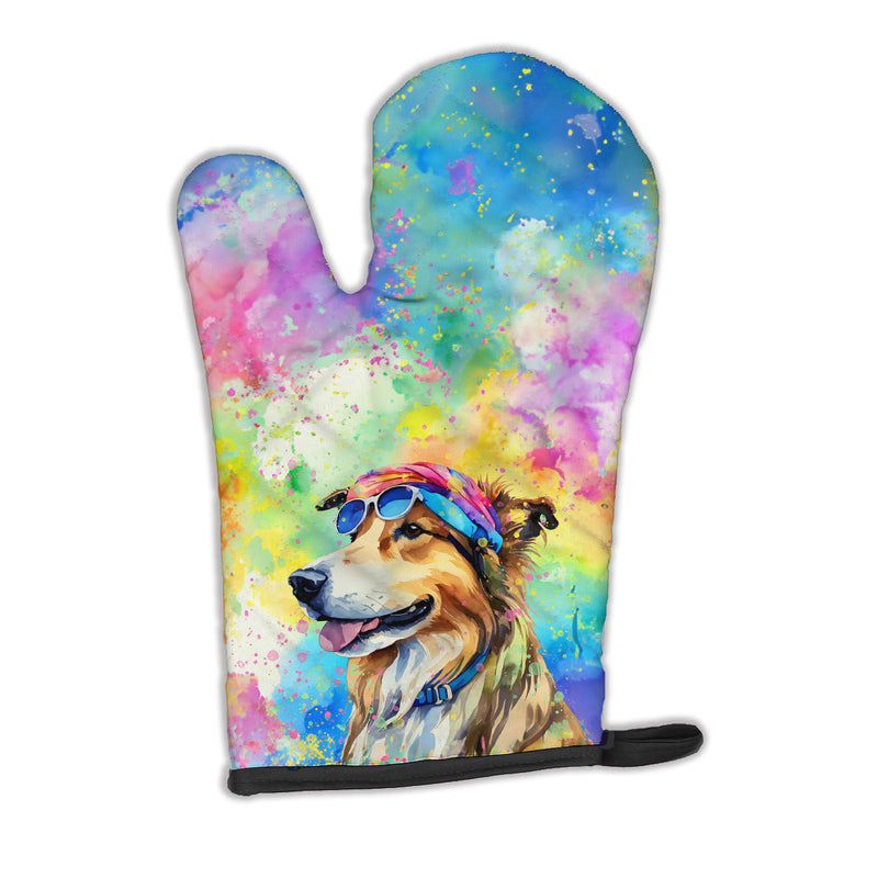 Collie Hippie Dawg Oven Mitt