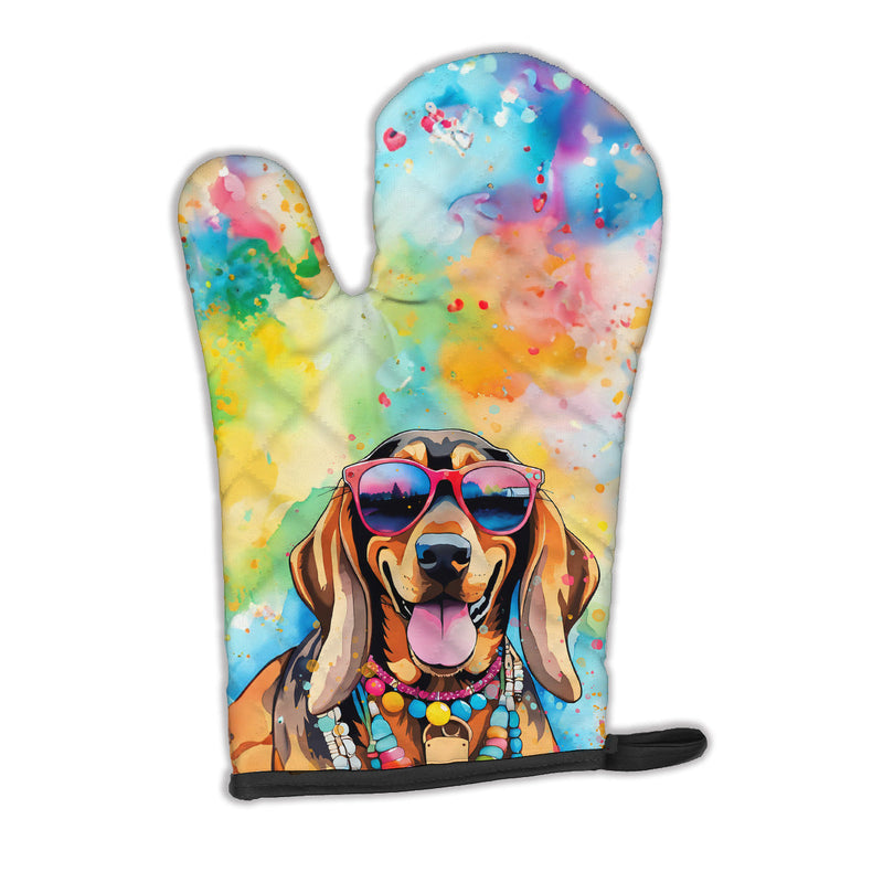 Doberman Pinscher Hippie Dawg Oven Mitt