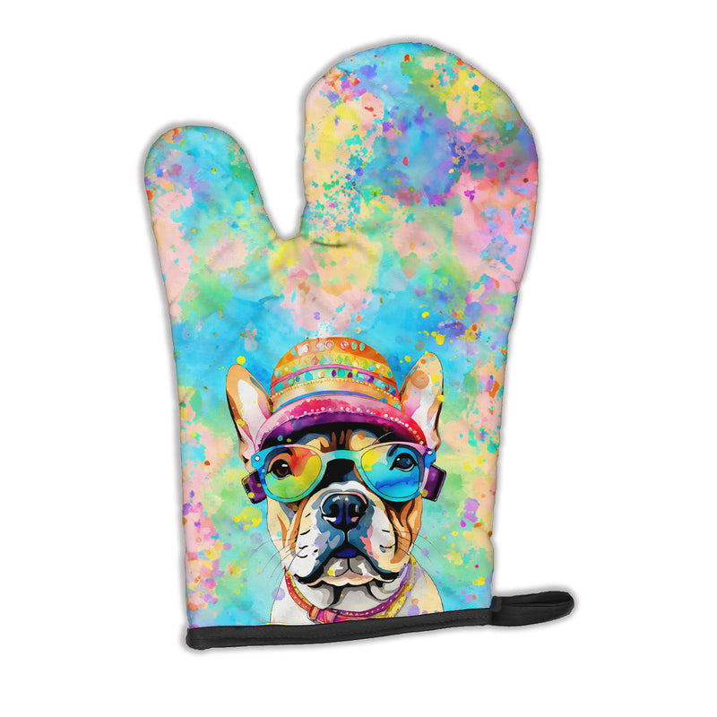 French Bulldog Hippie Dawg Oven Mitt