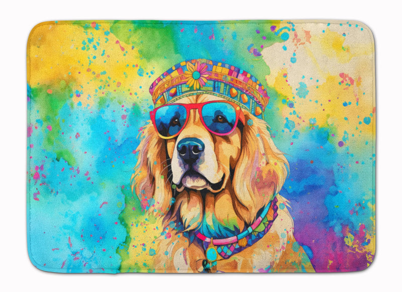 Golden Retriever Hippie Dawg Memory Foam Kitchen Mat