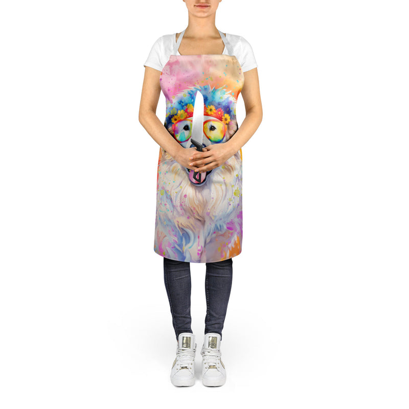 Great Pyrenees Hippie Dawg Apron – Artist-Designed Kitchen, BBQ & Craft Apron