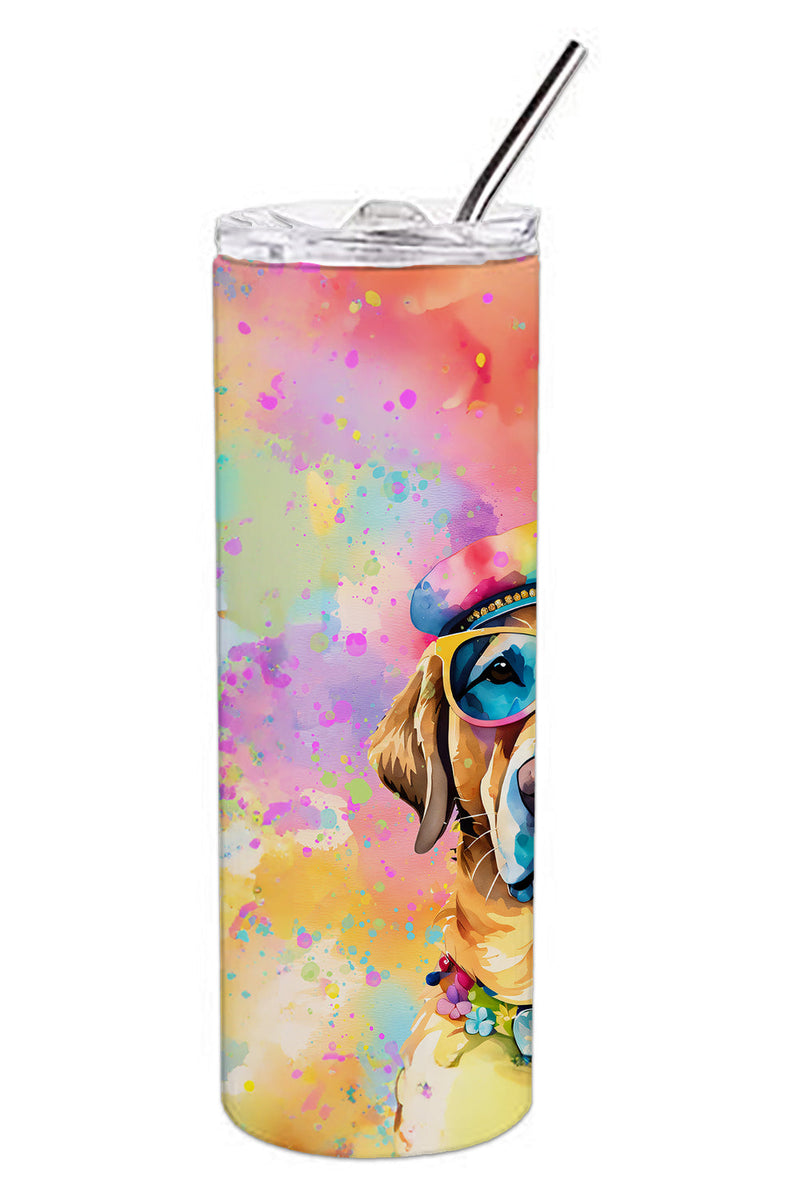 Yellow Labrador Hippie Dawg Stainless Steel Skinny Tumbler