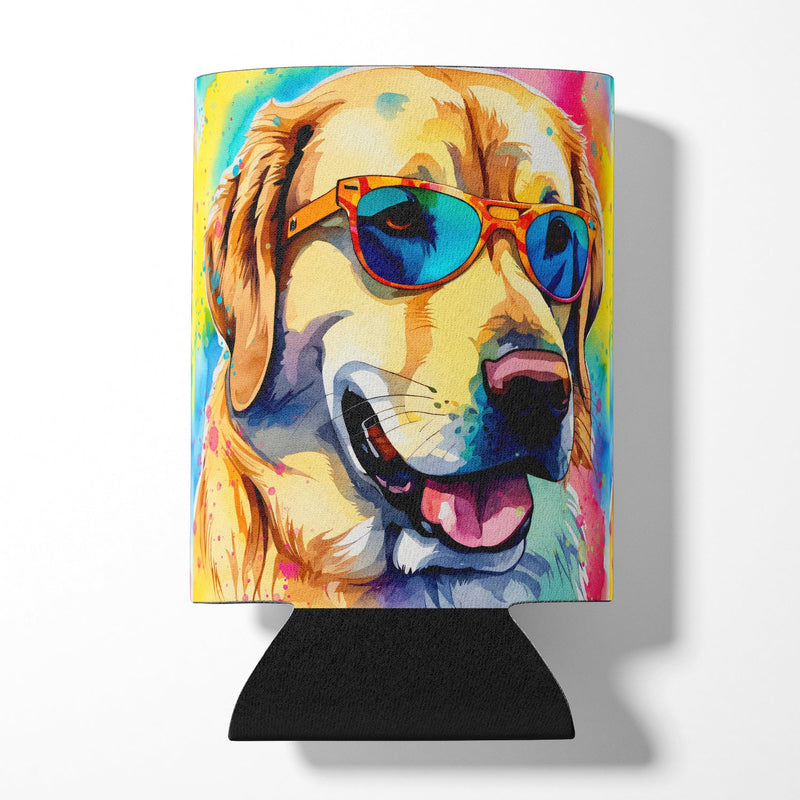 Yellow Labrador Hippie Dawg Can or Bottle Hugger