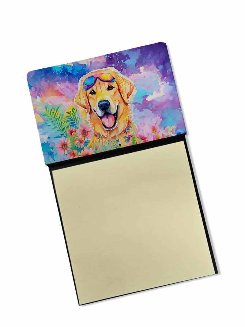 Yellow Labrador Hippie Dawg Sticky Note Holder