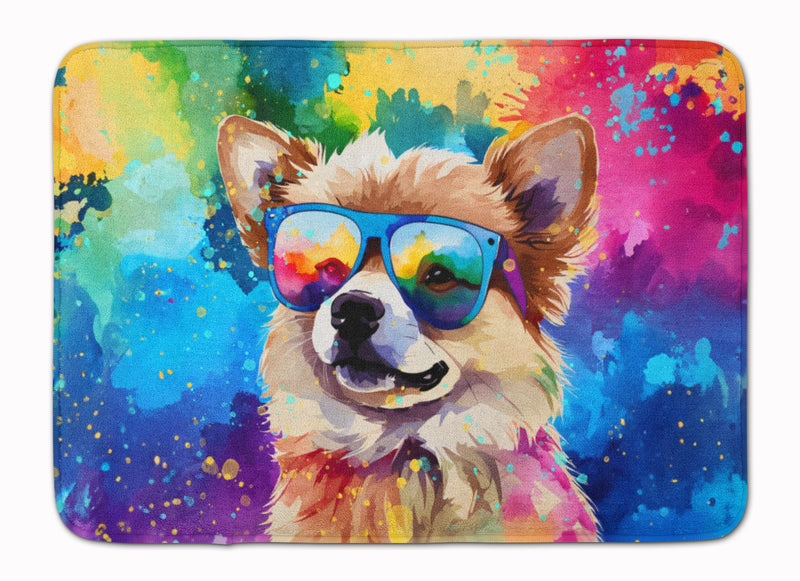 Pomeranian Hippie Dawg Memory Foam Kitchen Mat