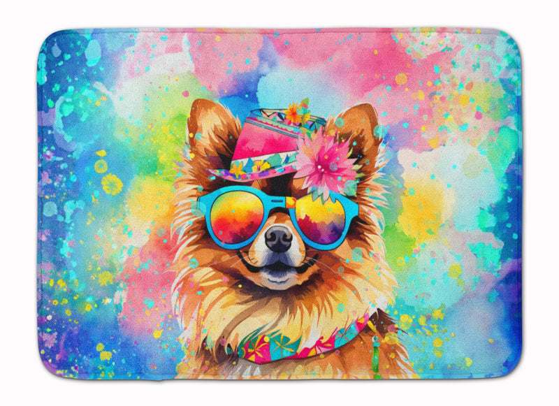 Pomeranian Hippie Dawg Memory Foam Kitchen Mat