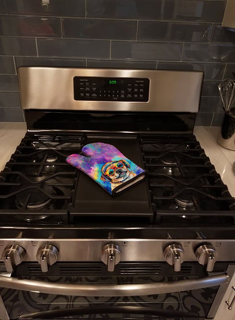 Pug Hippie Dawg Oven Mitt