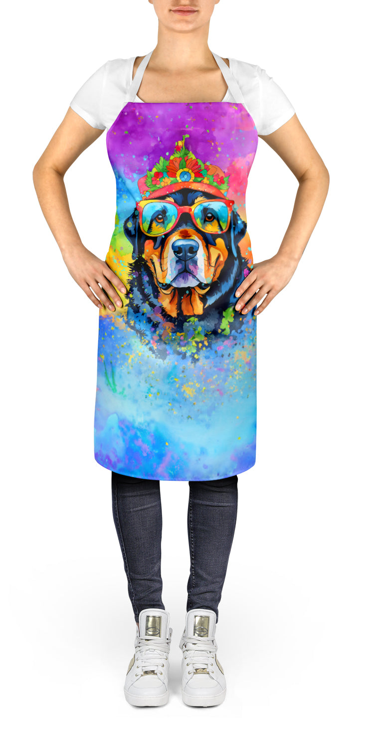 Rottweiler Hippie Dawg Apron – Artist-Designed Kitchen, BBQ & Craft Apron