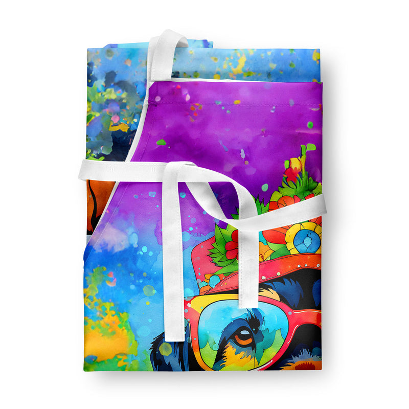 Rottweiler Hippie Dawg Apron – Artist-Designed Kitchen, BBQ & Craft Apron