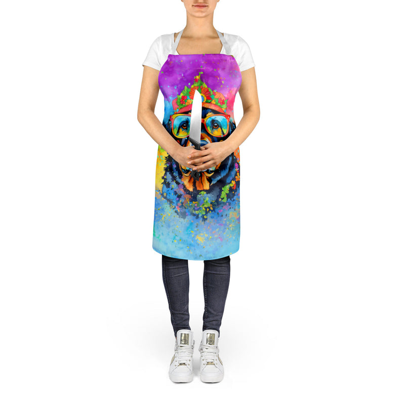 Rottweiler Hippie Dawg Apron – Artist-Designed Kitchen, BBQ & Craft Apron