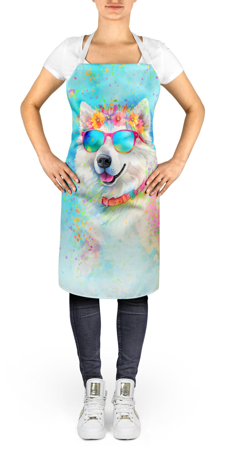 Samoyed Hippie Dawg Apron – Artist-Designed Kitchen, BBQ & Craft Apron