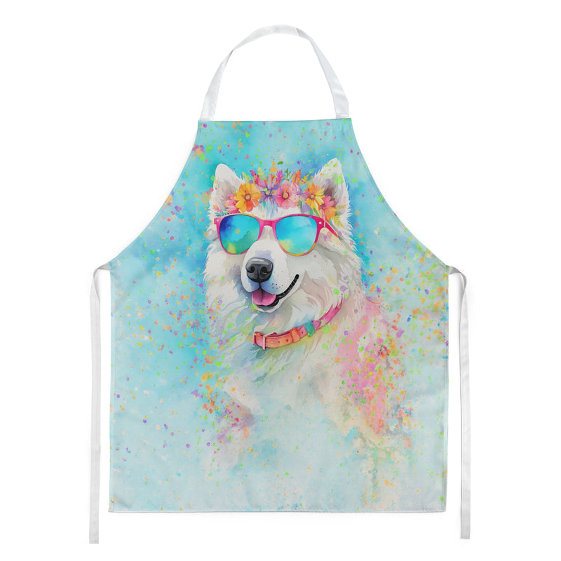 Samoyed Hippie Dawg Apron – Artist-Designed Kitchen, BBQ & Craft Apron