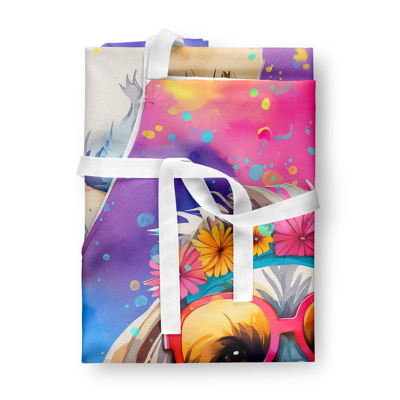 Shih Tzu Hippie Dawg Apron – Artist-Designed Kitchen, BBQ & Craft Apron