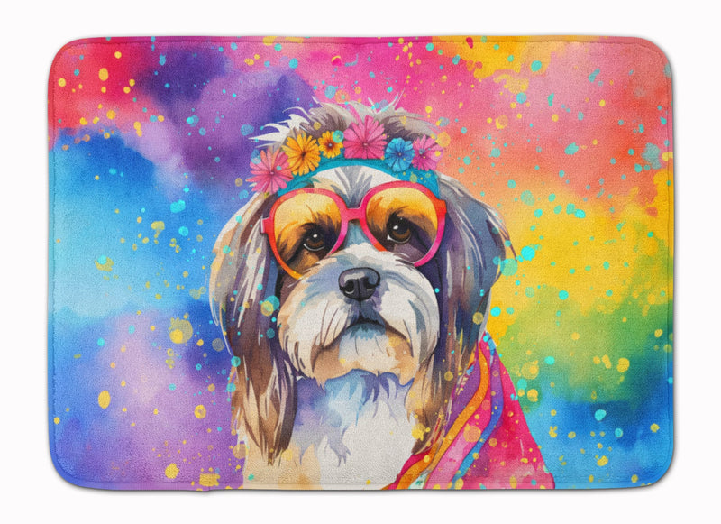 Shih Tzu Hippie Dawg Memory Foam Kitchen Mat