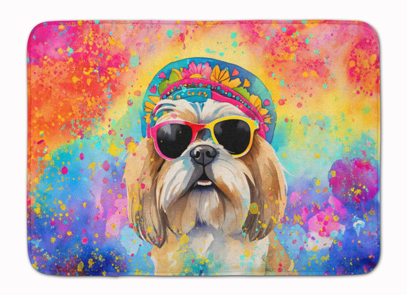 Shih Tzu Hippie Dawg Memory Foam Kitchen Mat