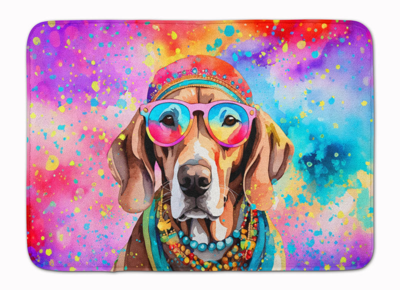 Weimaraner Hippie Dawg Memory Foam Kitchen Mat