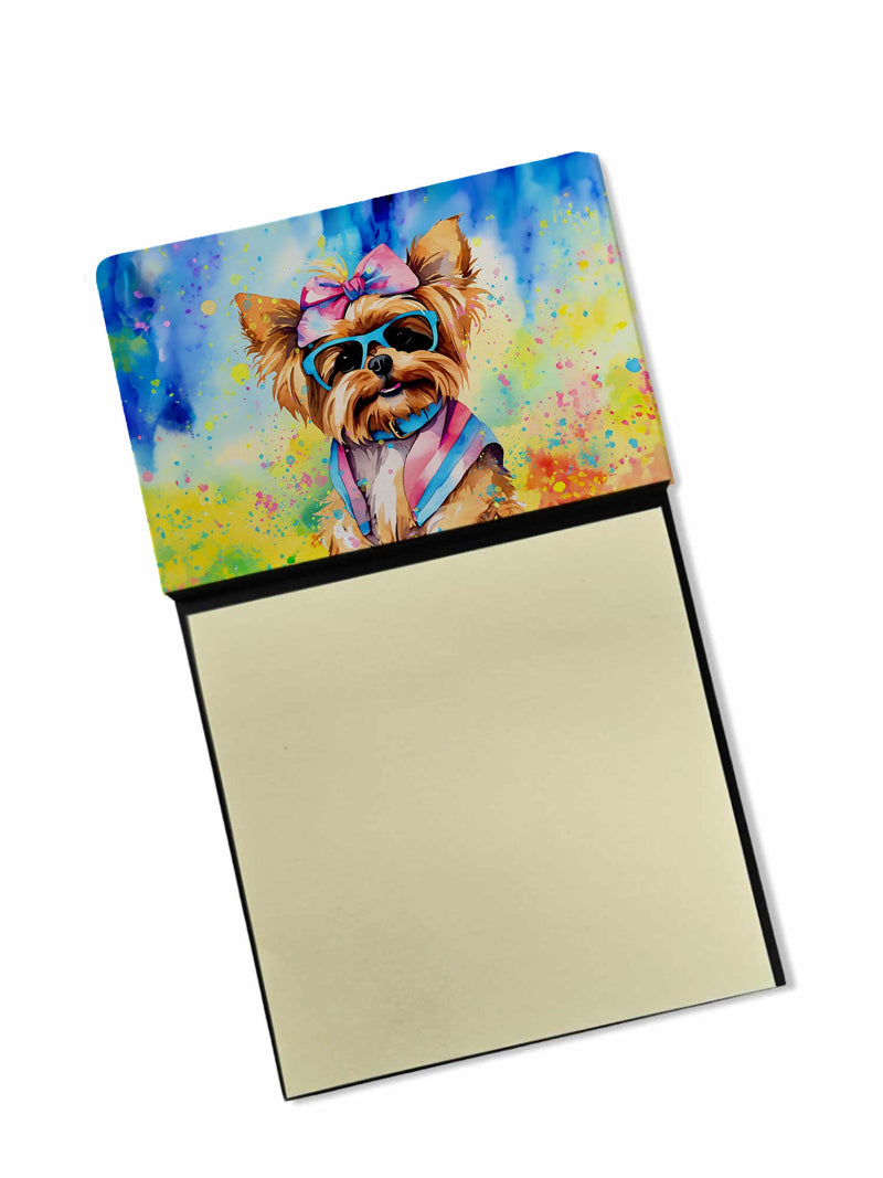 Yorkshire Terrier Hippie Dawg Sticky Note Holder