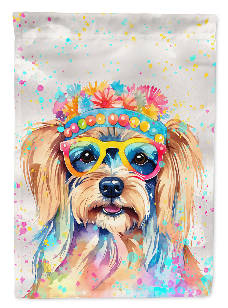 Yorkshire Terrier Hippie Dawg House Flag