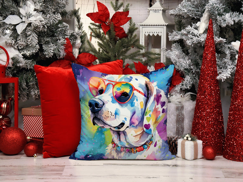 Hippie Dawg Fabric Decorative Pillow