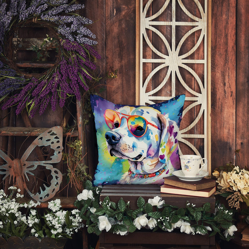 Hippie Dawg Fabric Decorative Pillow