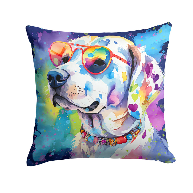 Hippie Dawg Fabric Decorative Pillow