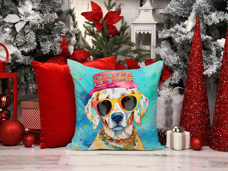 Hippie Dawg Fabric Decorative Pillow