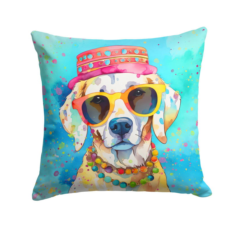 Hippie Dawg Fabric Decorative Pillow