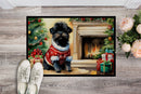 Affenpinscher Cozy Christmas Doormat - Large 24x36 – Indoor/Outdoor Floor Mat with Artistic Flair