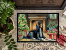 Afghan Hound Cozy Christmas Doormat - Large 24x36 – Indoor/Outdoor Floor Mat with Artistic Flair