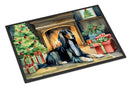 Afghan Hound Cozy Christmas Doormat - Large 24x36 – Indoor/Outdoor Floor Mat with Artistic Flair