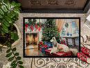 Afghan Hound Cozy Christmas Doormat - 18X27 Indoor / Outdoor Rug | Made in USA
