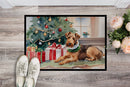 Airedale Terrier Cozy Christmas Doormat - Large 24x36 – Indoor/Outdoor Floor Mat with Artistic Flair