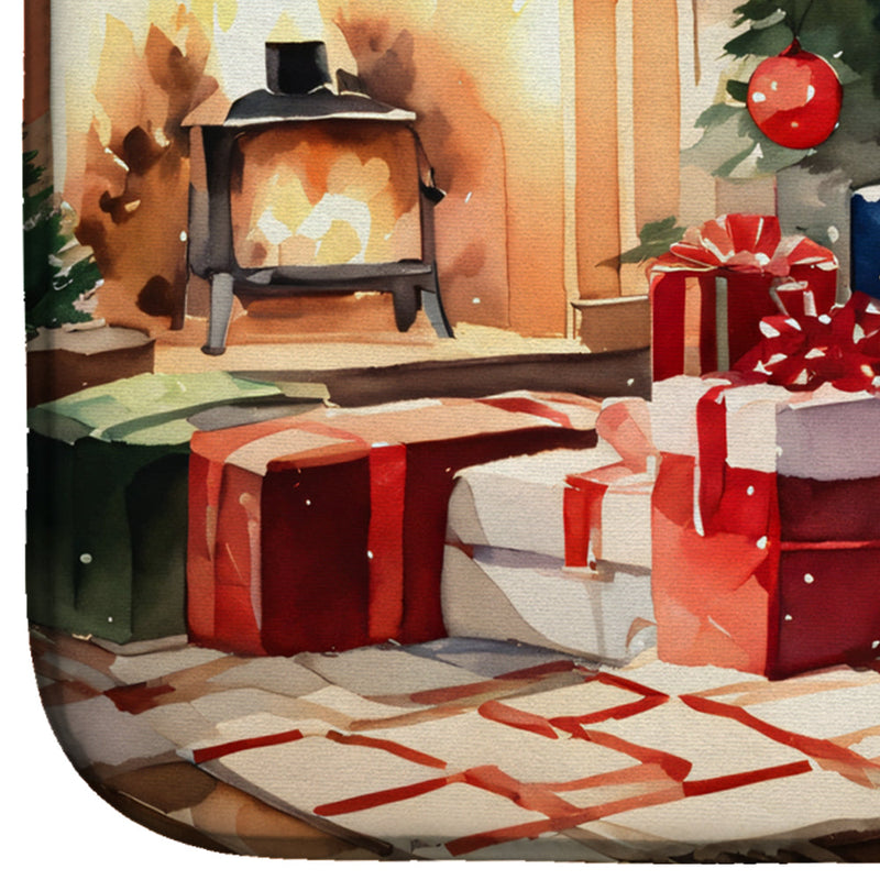 Akita Cozy Christmas Dish Drying Mat