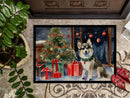 Alaskan Klee Kai Cozy Christmas Doormat - Large 24x36 – Indoor/Outdoor Floor Mat with Artistic Flair