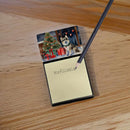 Alaskan Klee Kai Cozy Christmas Sticky Note Holder- Refiilable Desk Accessory Note Pad