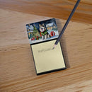 Alaskan Malamute Cozy Christmas Sticky Note Holder- Refiilable Desk Accessory Note Pad