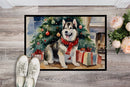 Alaskan Malamute Cozy Christmas Doormat - 18X27 Indoor / Outdoor Rug | Made in USA