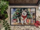 Alaskan Malamute Cozy Christmas Doormat - 18X27 Indoor / Outdoor Rug | Made in USA