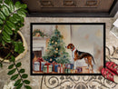 American English Coonhound Cozy Christmas Doormat - Large 24x36 – Indoor/Outdoor Floor Mat with Artistic Flair