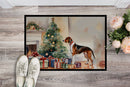 American English Coonhound Cozy Christmas Doormat